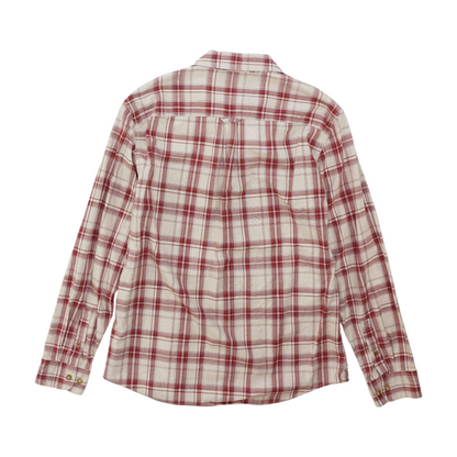 Red Plaid Flannel Button Down