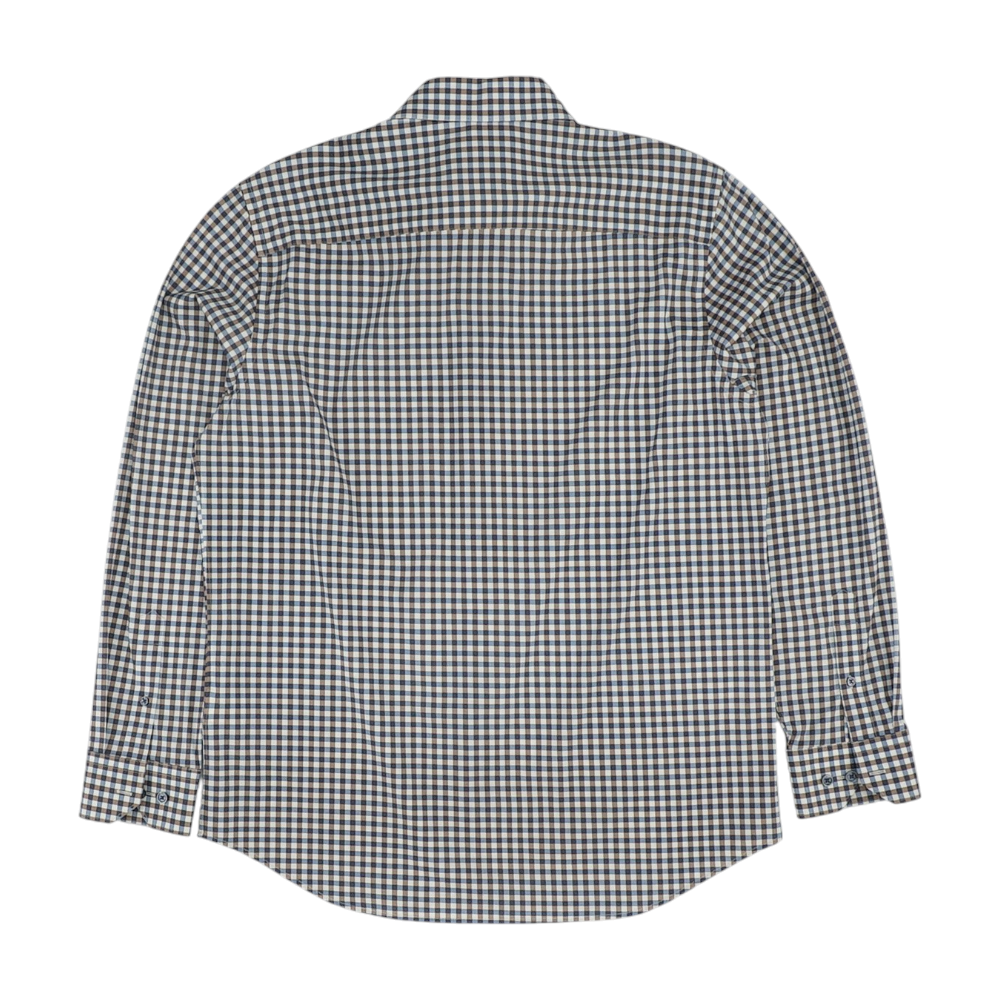 Multi Check Long Sleeve Button Down