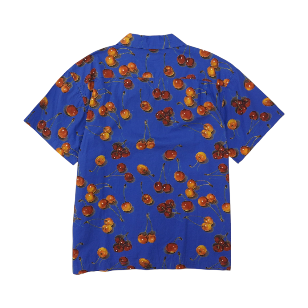 Obey Blue Print Short Sleeve Button Down – Image 2