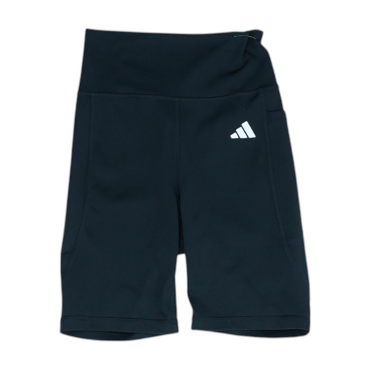 Black Solid Active Shorts