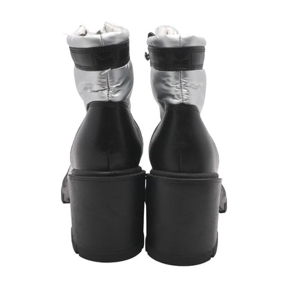 Silver Winter Boots