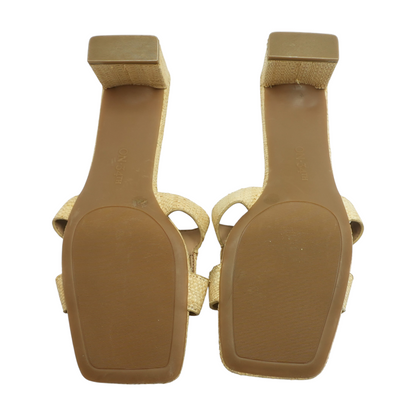 Tan Block Heels