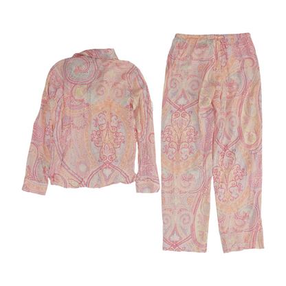 Pink Paisley Pajama Set