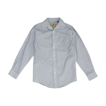 Blue Check Long Sleeve Button Down