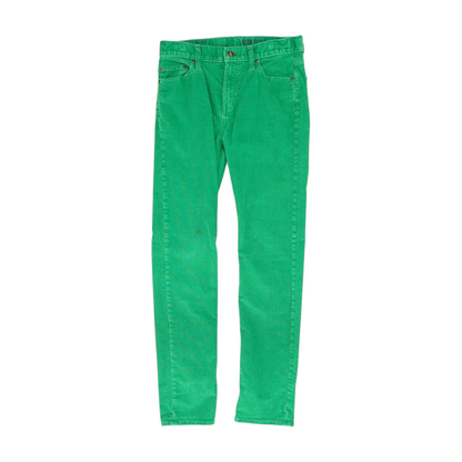 Green 5-Pocket Pants