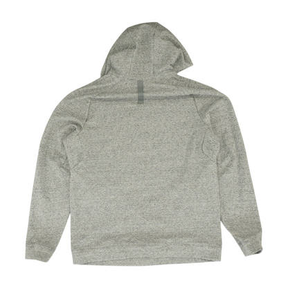 Gray Solid Hoodie Pullover