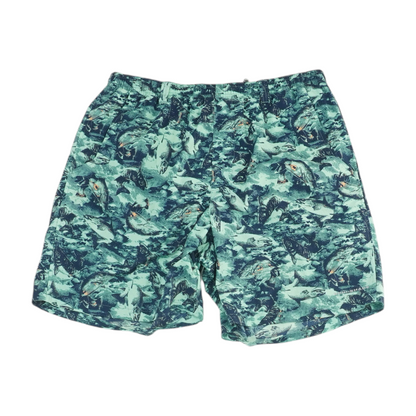 Green Print Swim Bottom