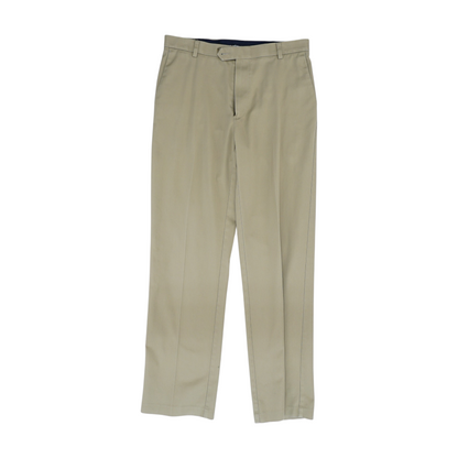 Khaki Straight Pants