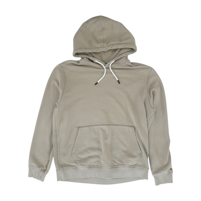 Tan Solid Hoodie Pullover