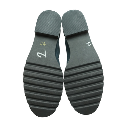 Navy Slip-On Flats