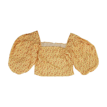 Yellow Floral Blouse