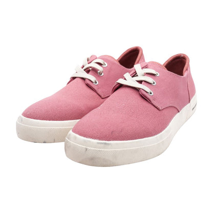 Red Lace Up Casual Shoes