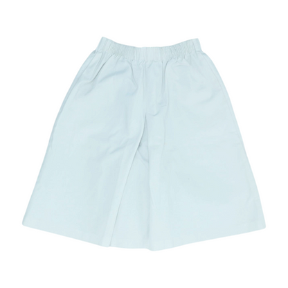 Beige Petite Solid Chino Shorts
