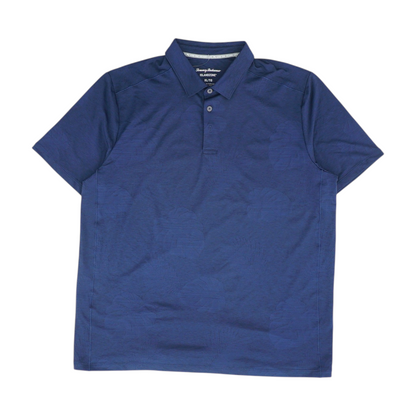 Navy Solid Short Sleeve Polo