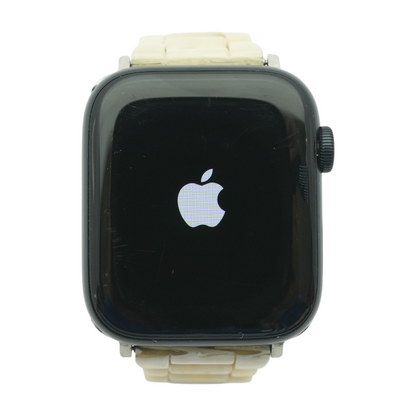 44mm Series SE 2 Midnight Smartwatch White Band M/L