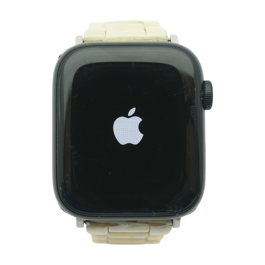44mm Series SE 2 Midnight Smartwatch White Band M/L