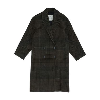 Brown Plaid Coat