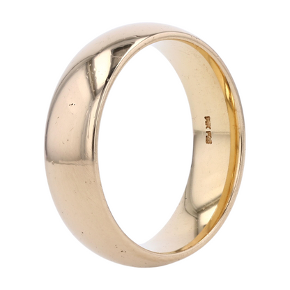 14K Yellow Gold Band Ring