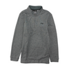 Gray Solid 1/4 Zip Pullover