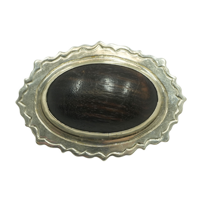 Wood and Metal Belt Buckle
