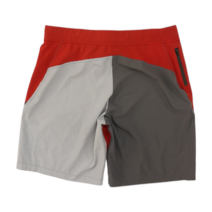 Red Color Block Swim Bottom