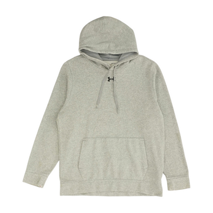 Gray Solid Hoodie Pullover
