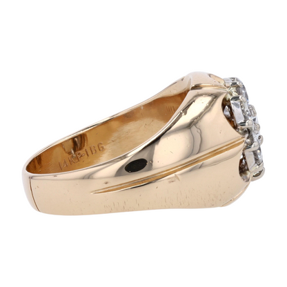 1 3/8 ctw 14K Yellow Gold Diamond Fashion Ring