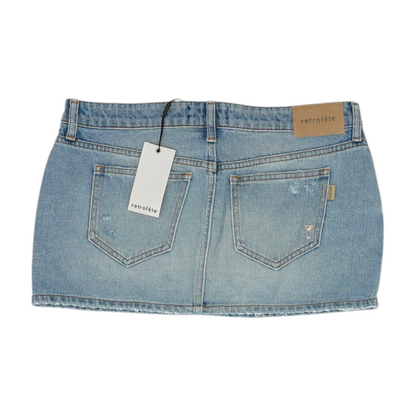 Blue Mini Skirt