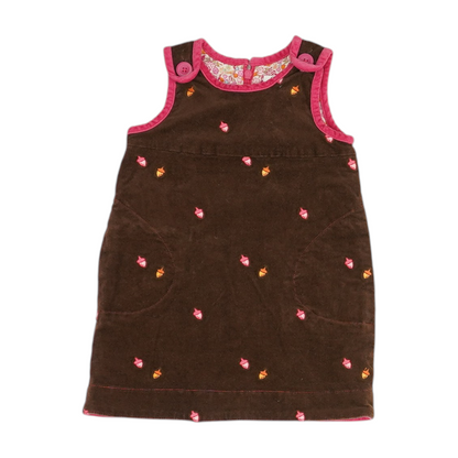 Brown Print Dress