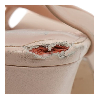 Nude Block Heel Sandals