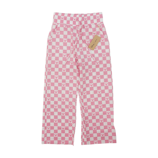 Pink Check Pants