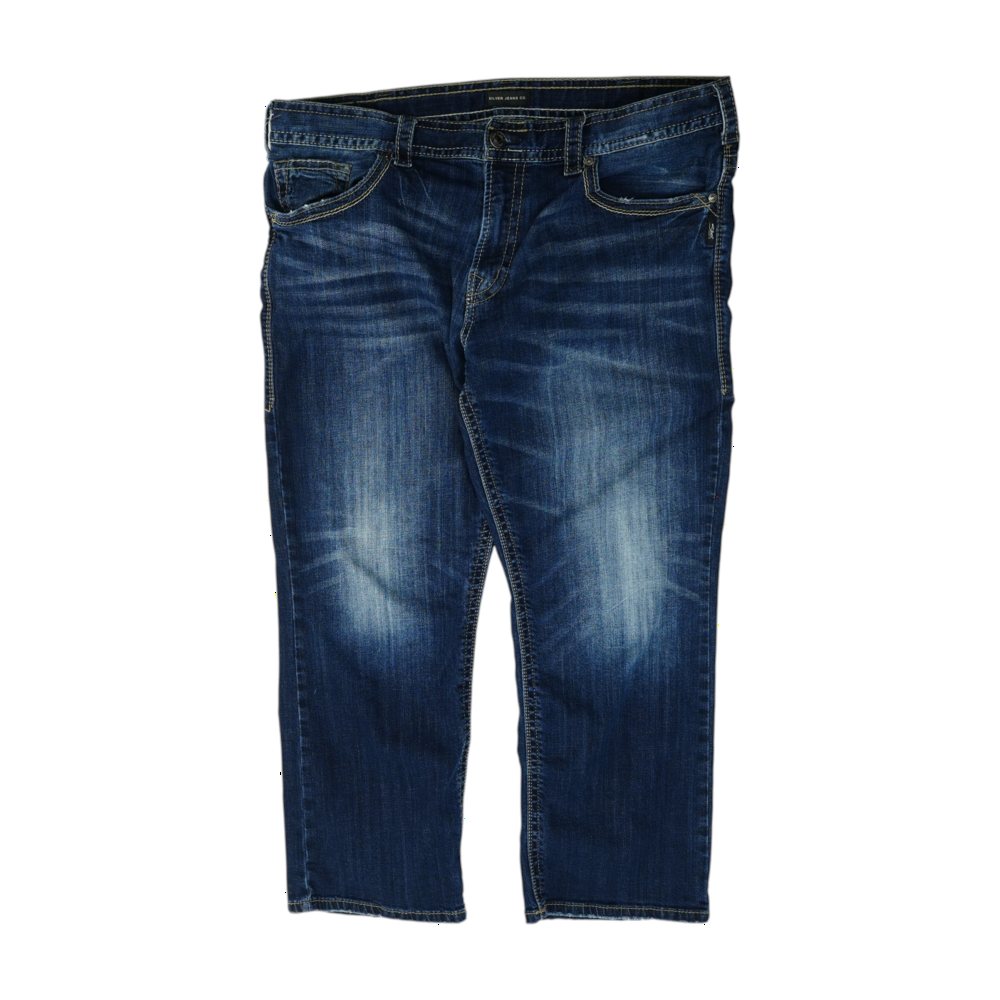 Navy Straight Jeans