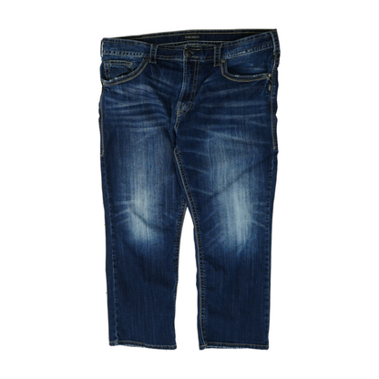Navy Straight Jeans