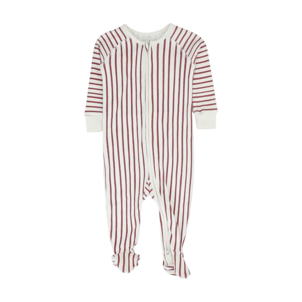 Red Striped One-Piece