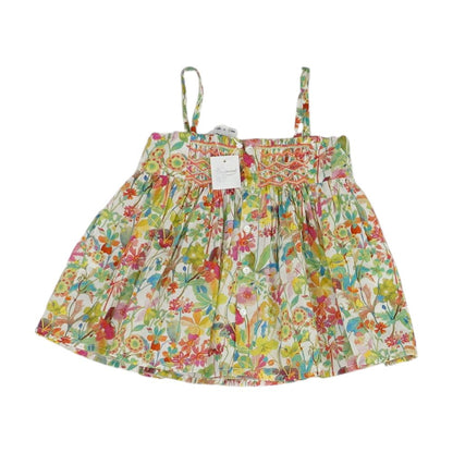 Multi Floral Sleeveless Blouse