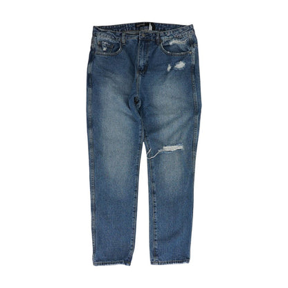 Blue Tapered Jeans