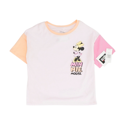 Pink Color Block T-Shirt