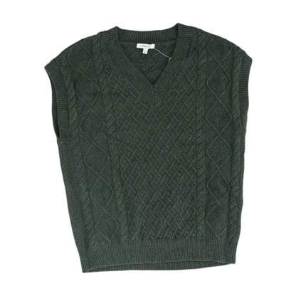Green Solid Vest