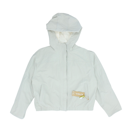 Beige Solid Jacket