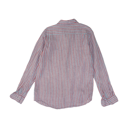 Blue Striped Long Sleeve Button Down