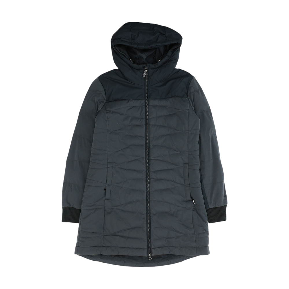 Gray Color Block Coat