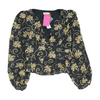 Black Floral Blouse