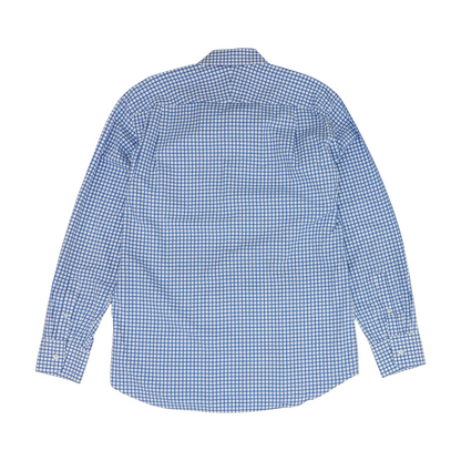 White Check Long Sleeve Button Down