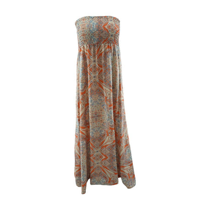 Multi Damask Maxi Dress