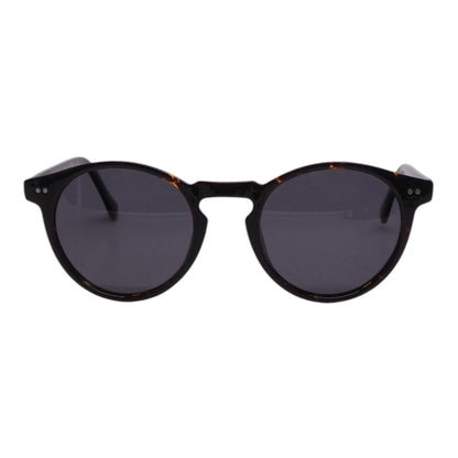 Brown Retro Round Sunglasses