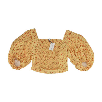 Yellow Floral Blouse