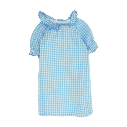 Blue Check Dress