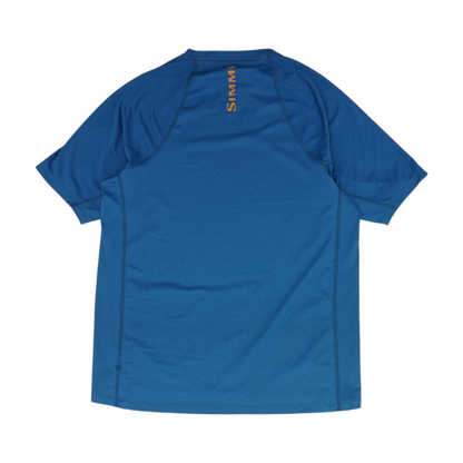 Blue Solid Active T-Shirt
