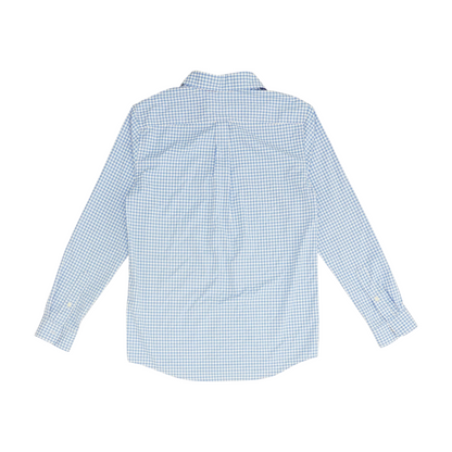 Blue Check Long Sleeve Button Down