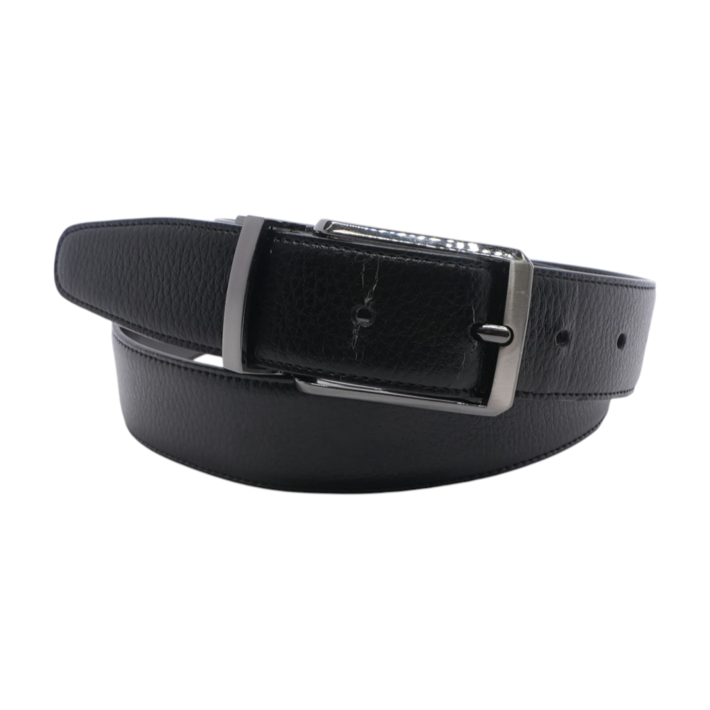 Black Reversible Leather Belt